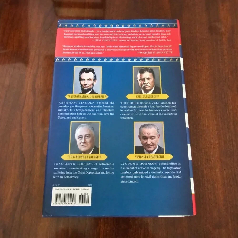 Leadership In Turbulent Times Hardcover Book By Doris Kearns Goodwin
